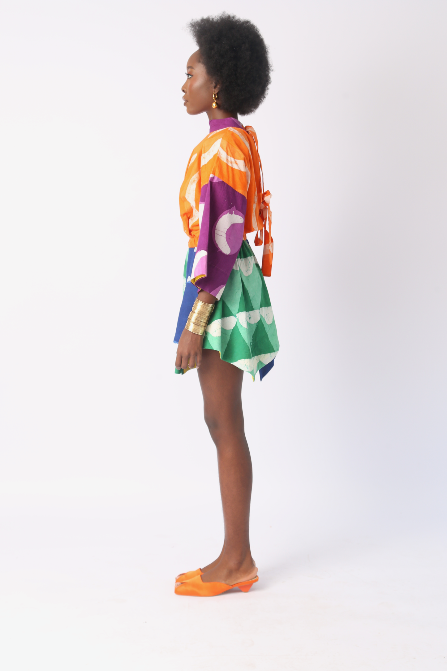 BRIGHT MULTICOLOURED MINI IRO DRESS
