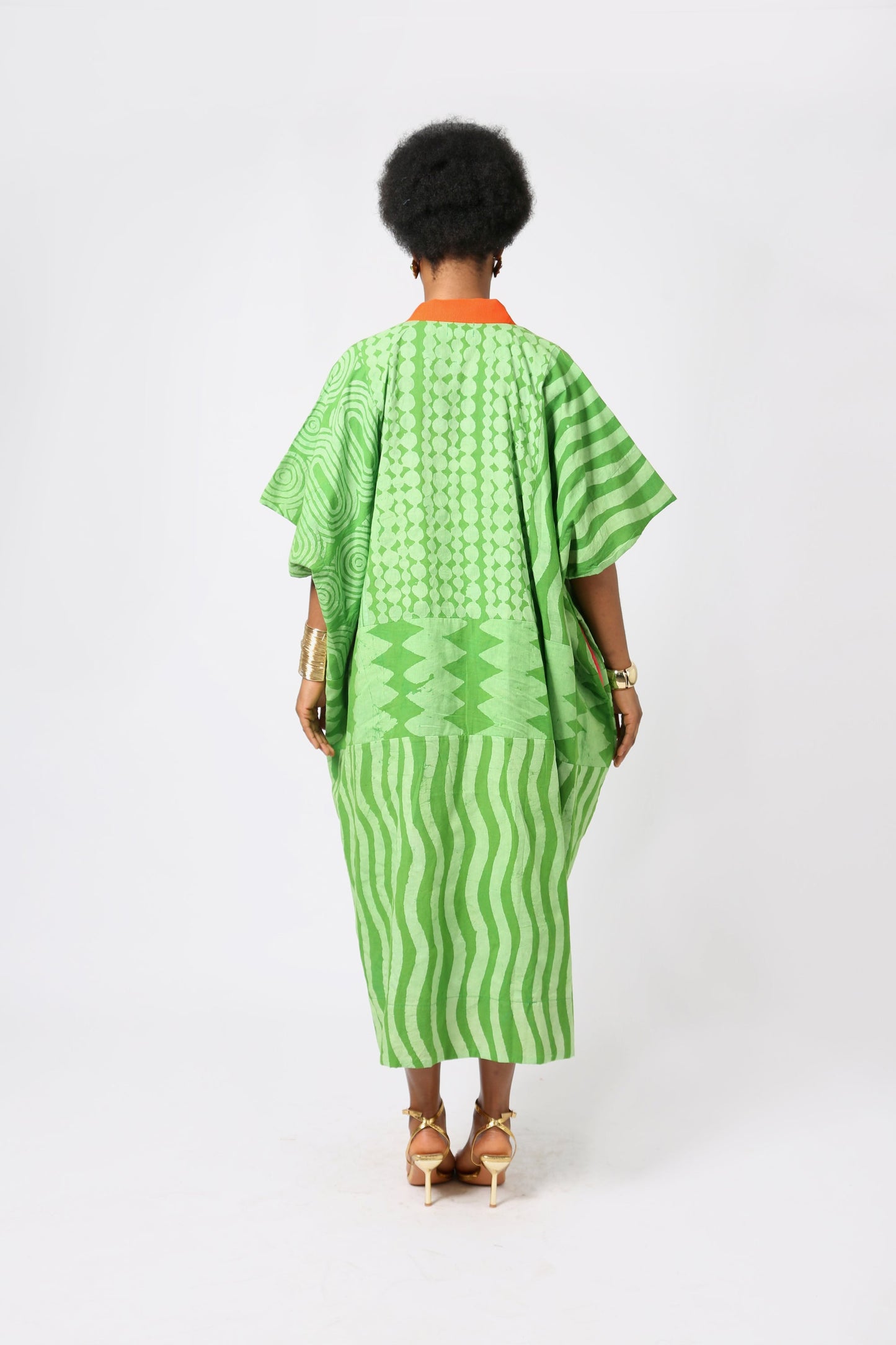 LEMON AND LIGHT LEMON AGBADA WITH ASO OKE