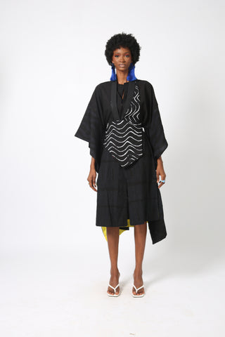 PINK AND PINK MULTIPRINT AGBADA WITH ASO OKE