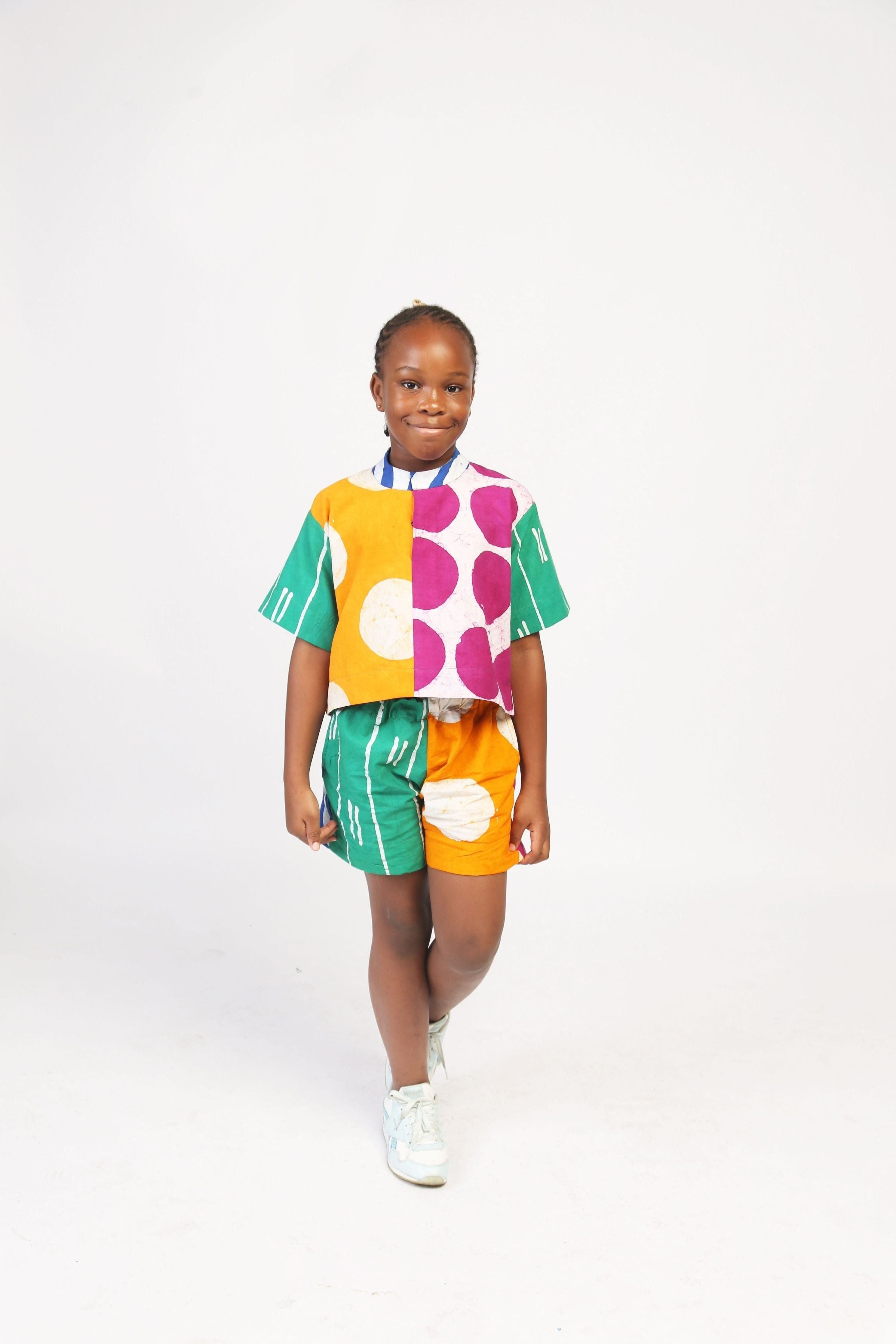 KIDS-BRIGHT MULTICOLOURED SHORTS
