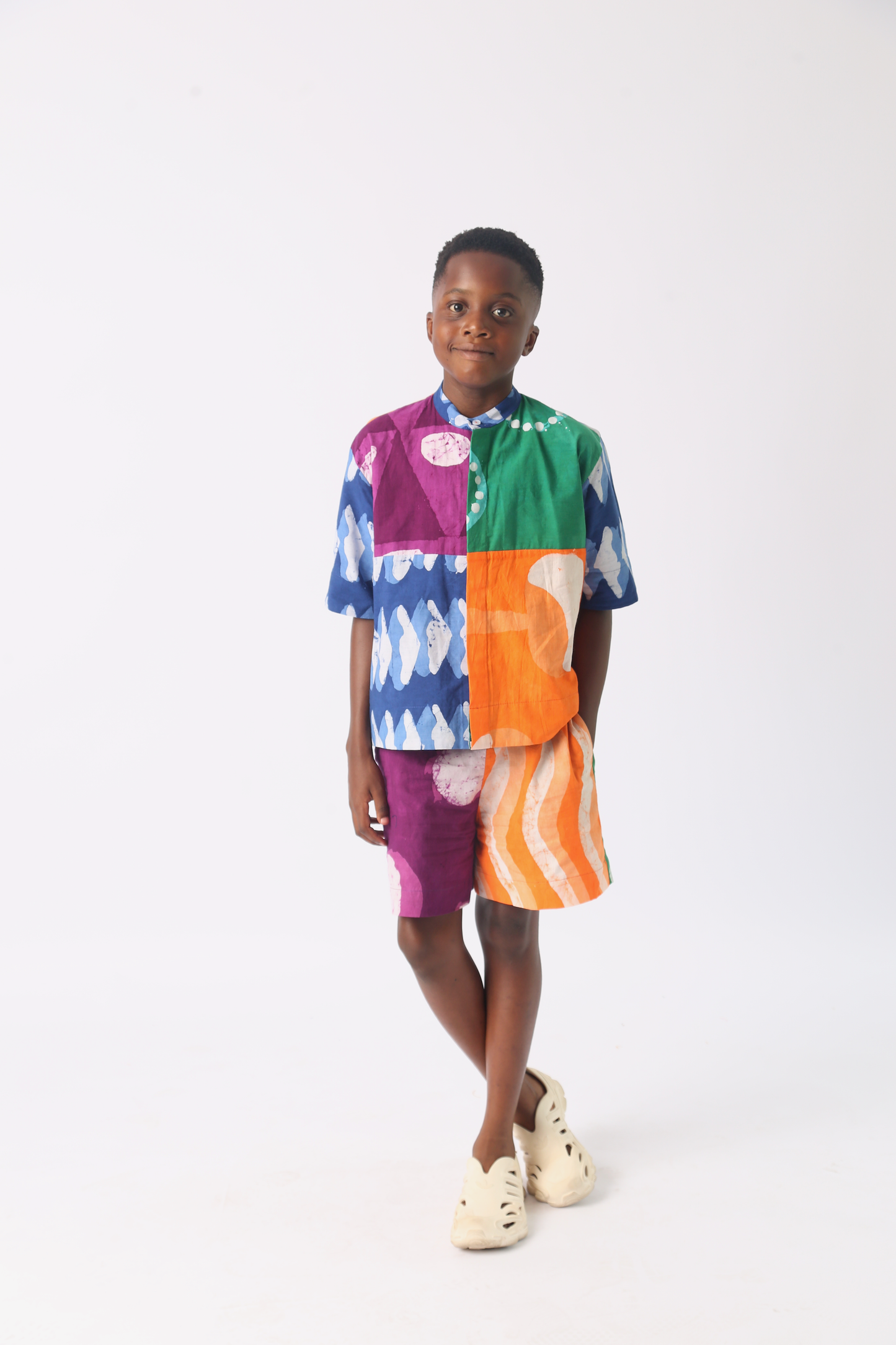 KIDS BRIGHT MULTICOLOURED SHORTS