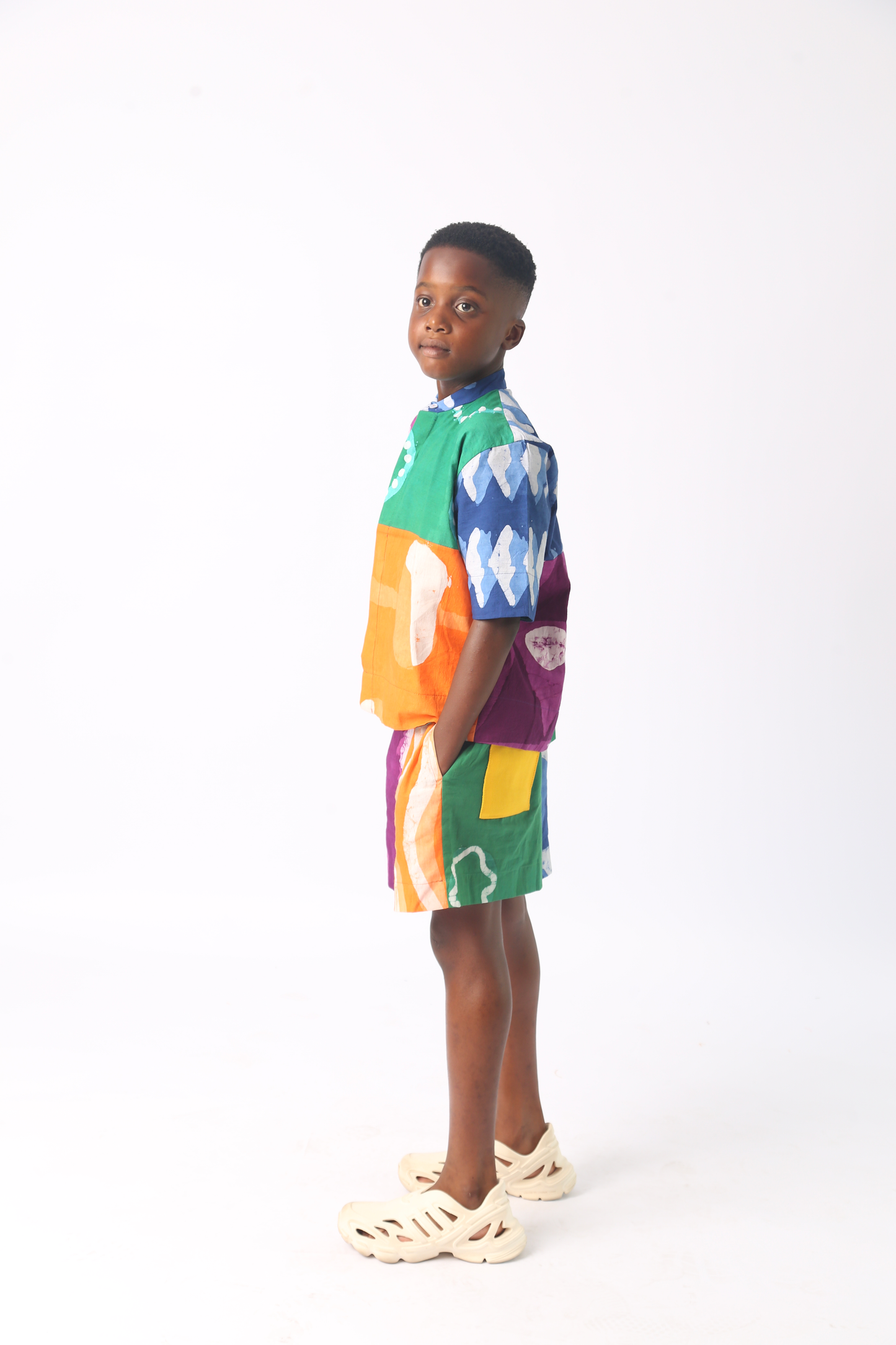 KIDS BRIGHT MULTICOLOURED SHORTS