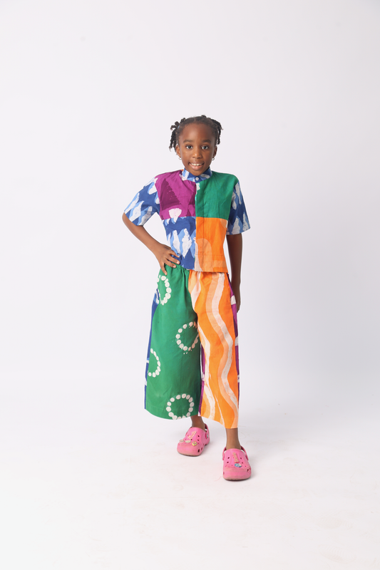 KIDS BRIGHT MULTICOLOURED CULOTTES