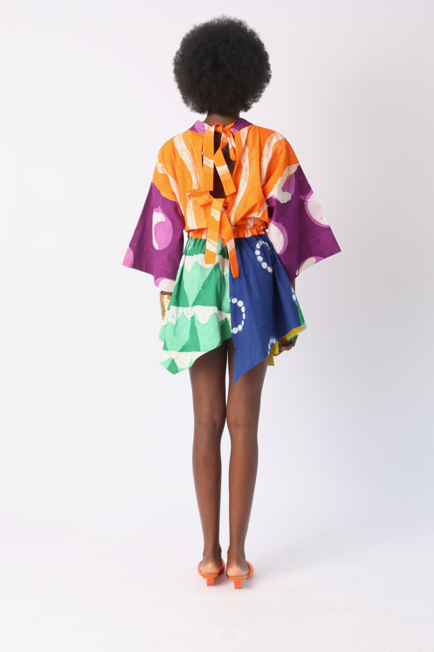 BRIGHT MULTICOLOURED MINI IRO DRESS