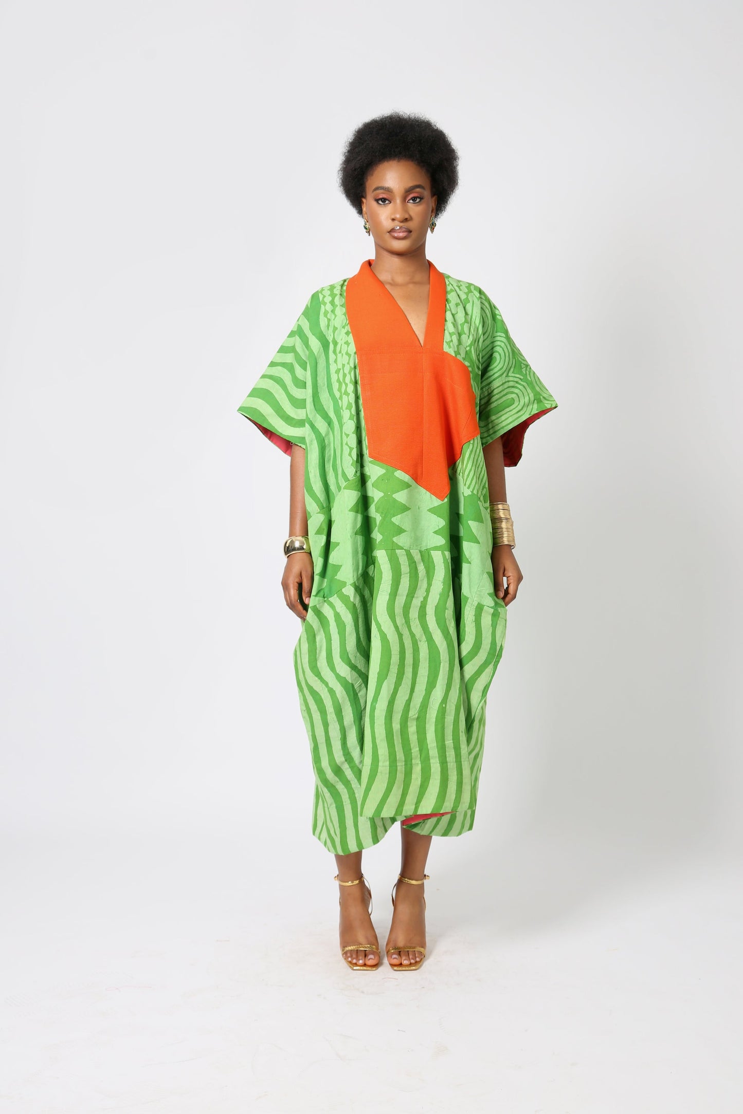 LEMON AND LIGHT LEMON AGBADA WITH ASO OKE
