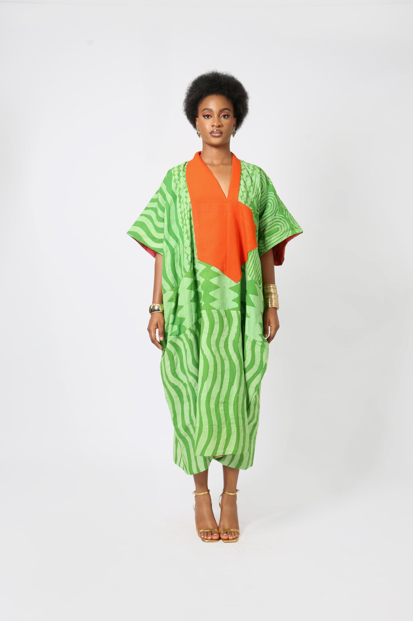 LEMON AND LIGHT LEMON AGBADA WITH ASO OKE