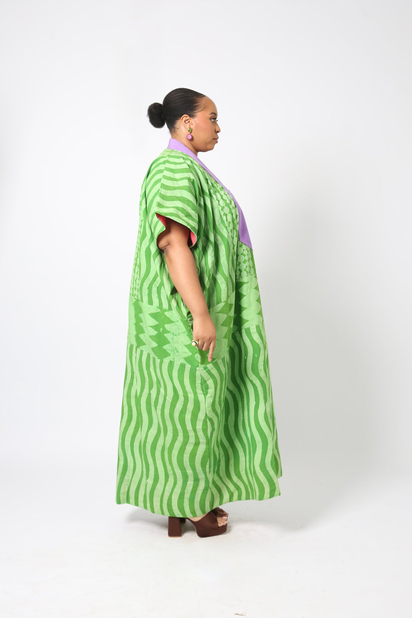LEMON AND LIGHT LEMON AGBADA WITH ASO OKE
