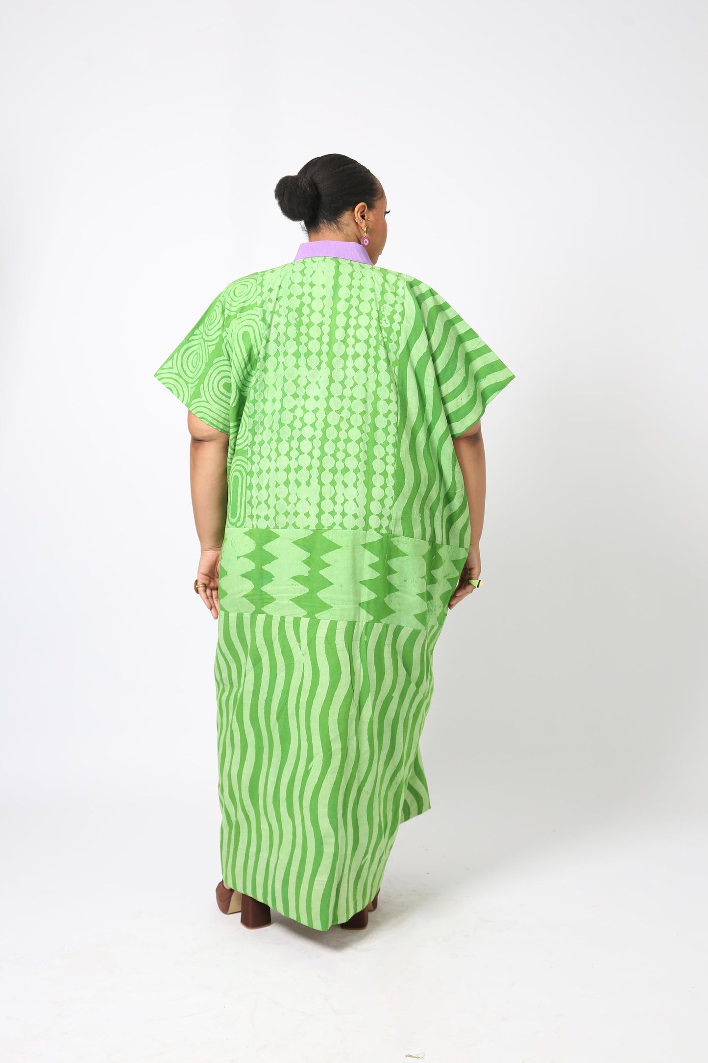 LEMON AND LIGHT LEMON AGBADA WITH ASO OKE
