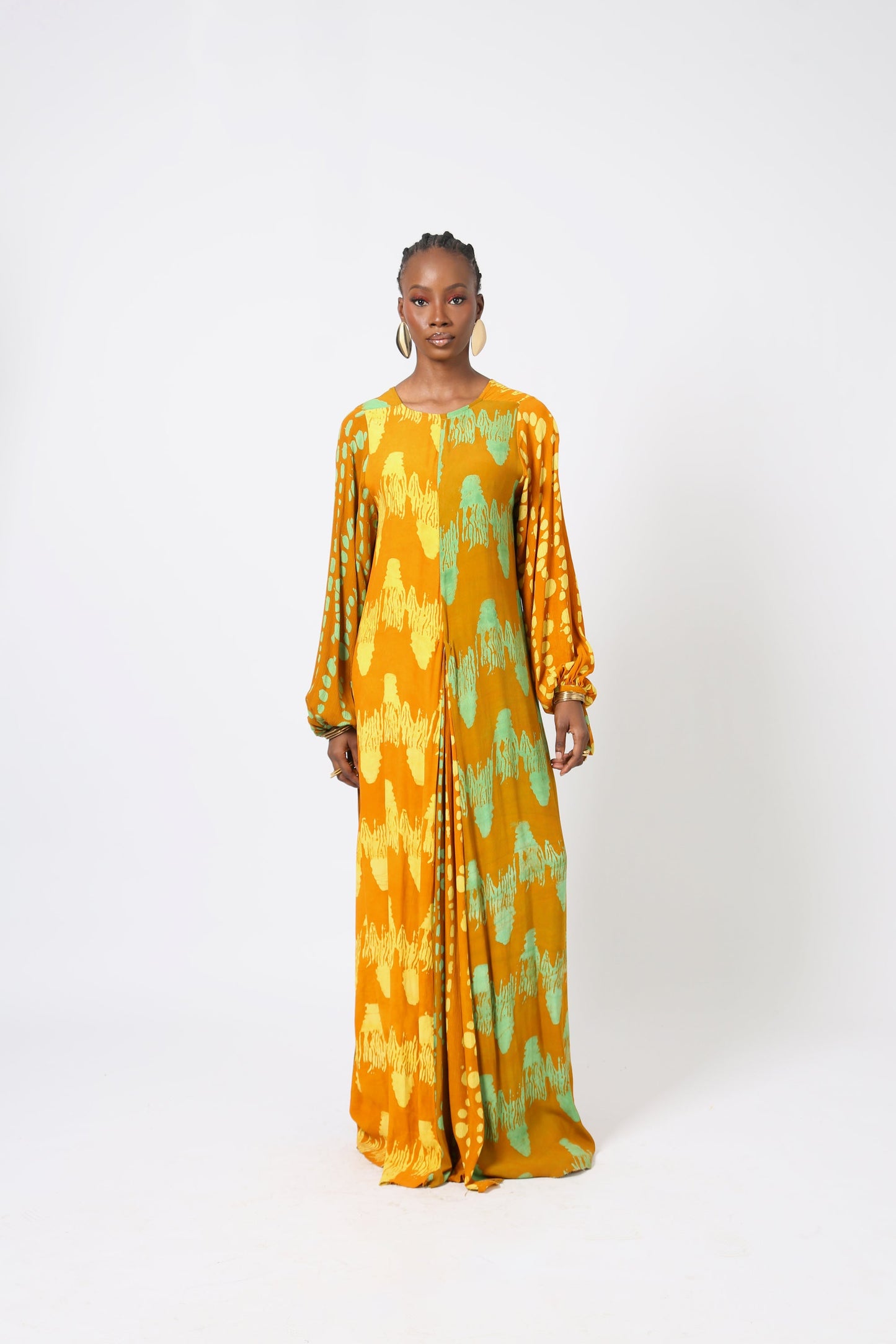 LEMON AND YELLOW SLIP DRESS