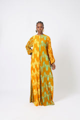 LEMON AND YELLOW SLIP DRESS