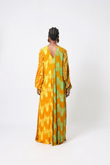 LEMON AND YELLOW SLIP DRESS