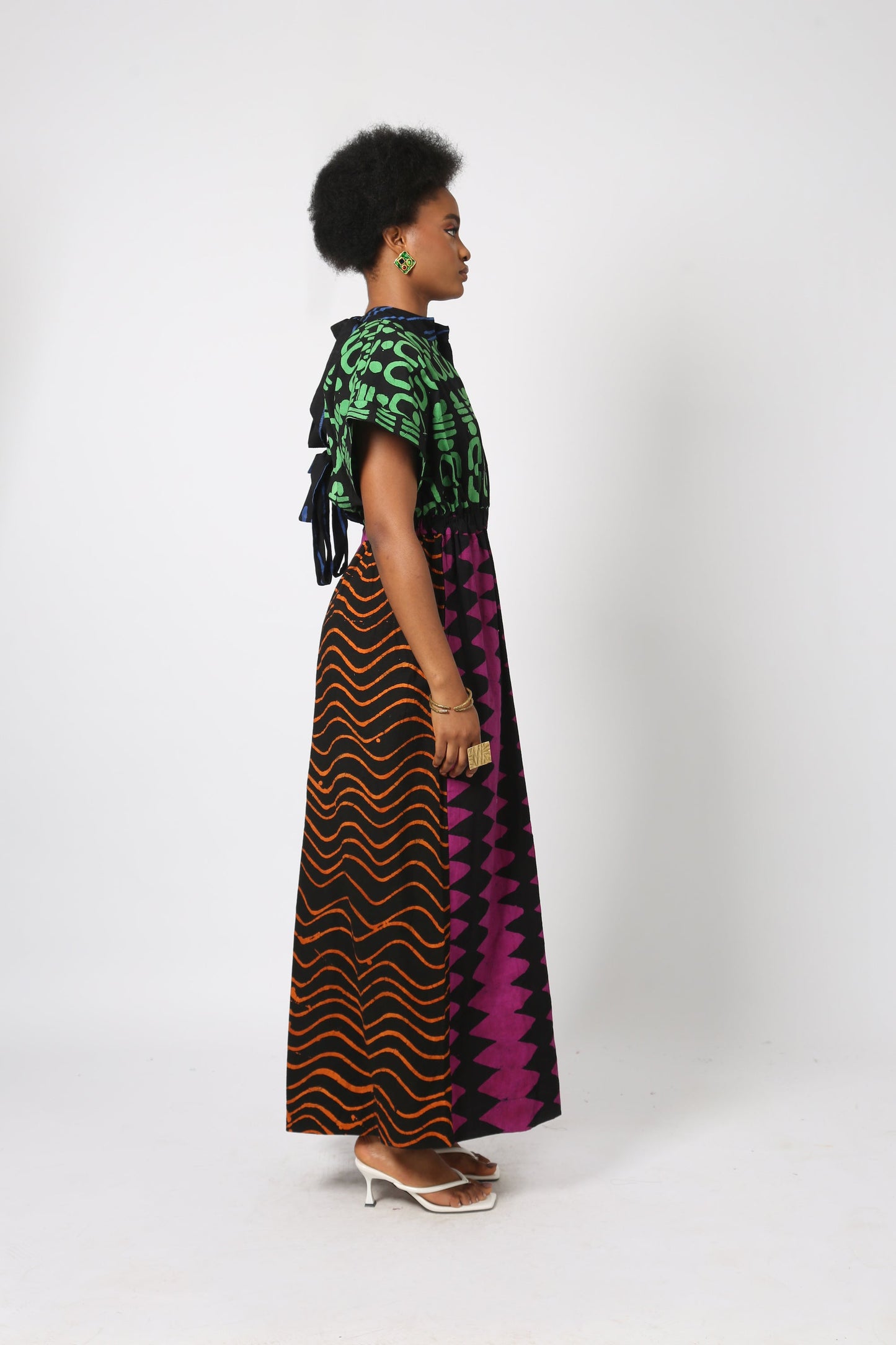 DARK MULTICOLOURED BUBA JUMPSUIT