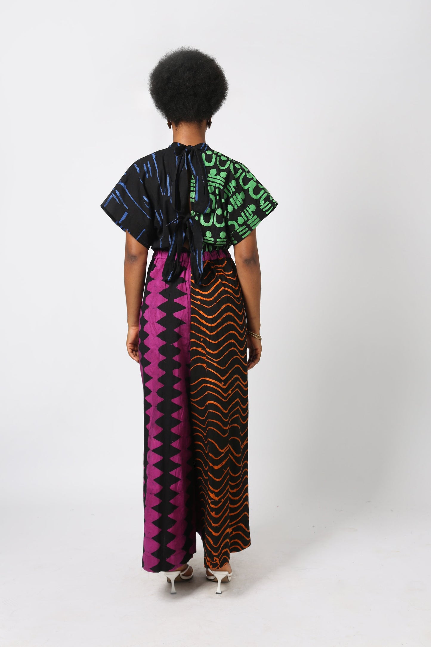 DARK MULTICOLOURED BUBA JUMPSUIT