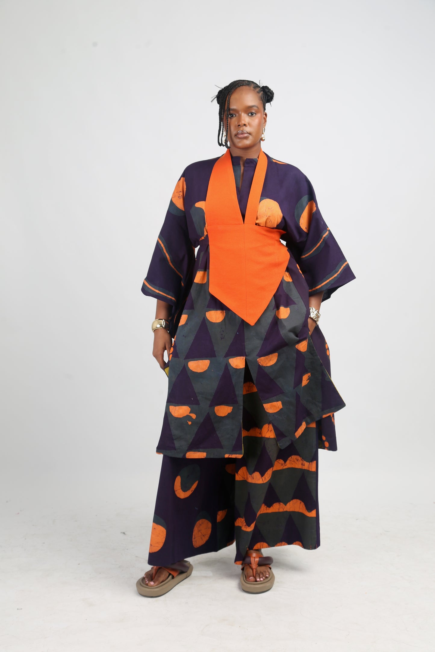 ASOOKE AND FABRIC BIB