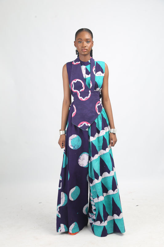 ASOOKE AND FABRIC BIB