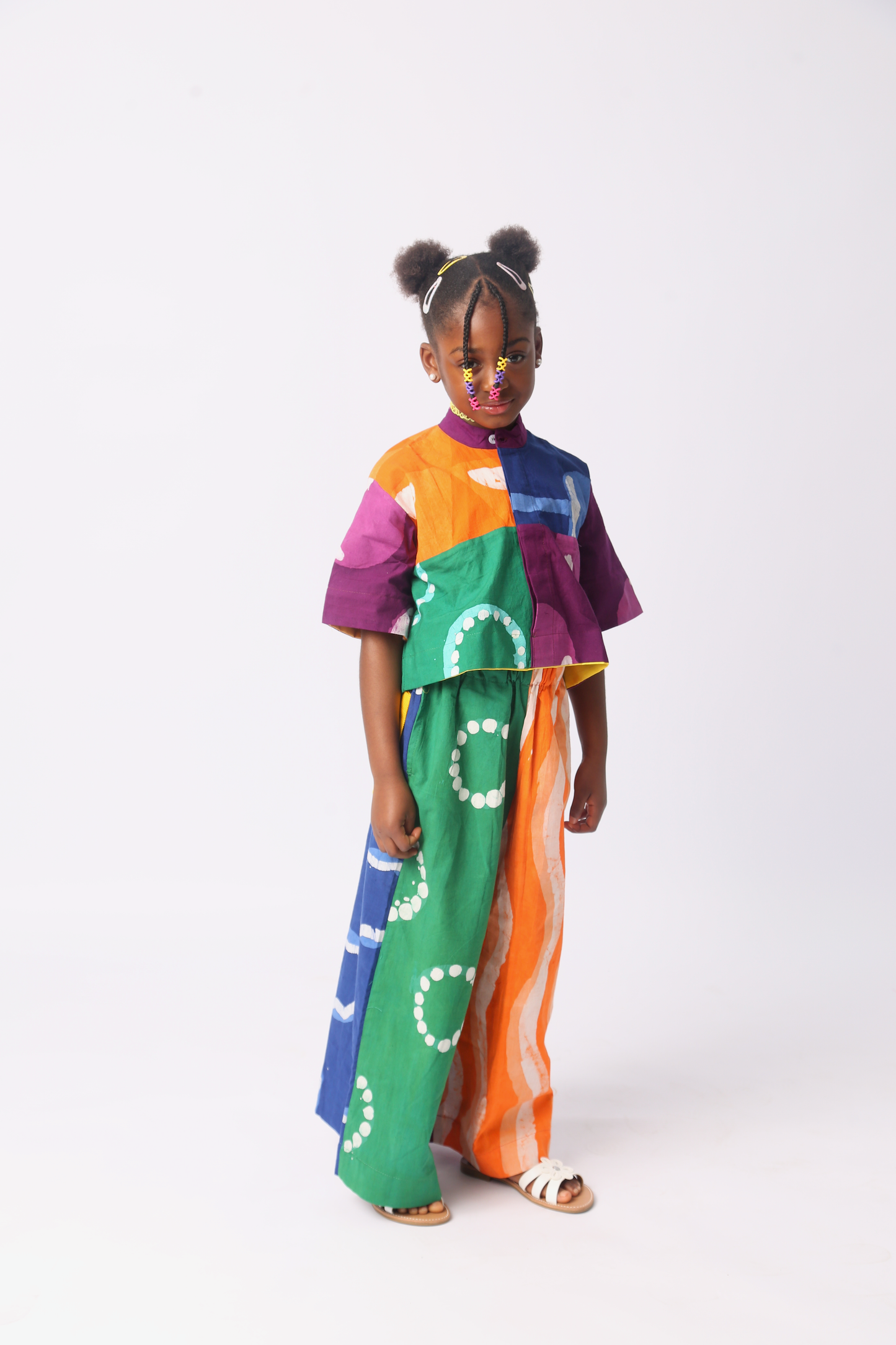KIDS BRIGHT MULTICOLOURED CULOTTE