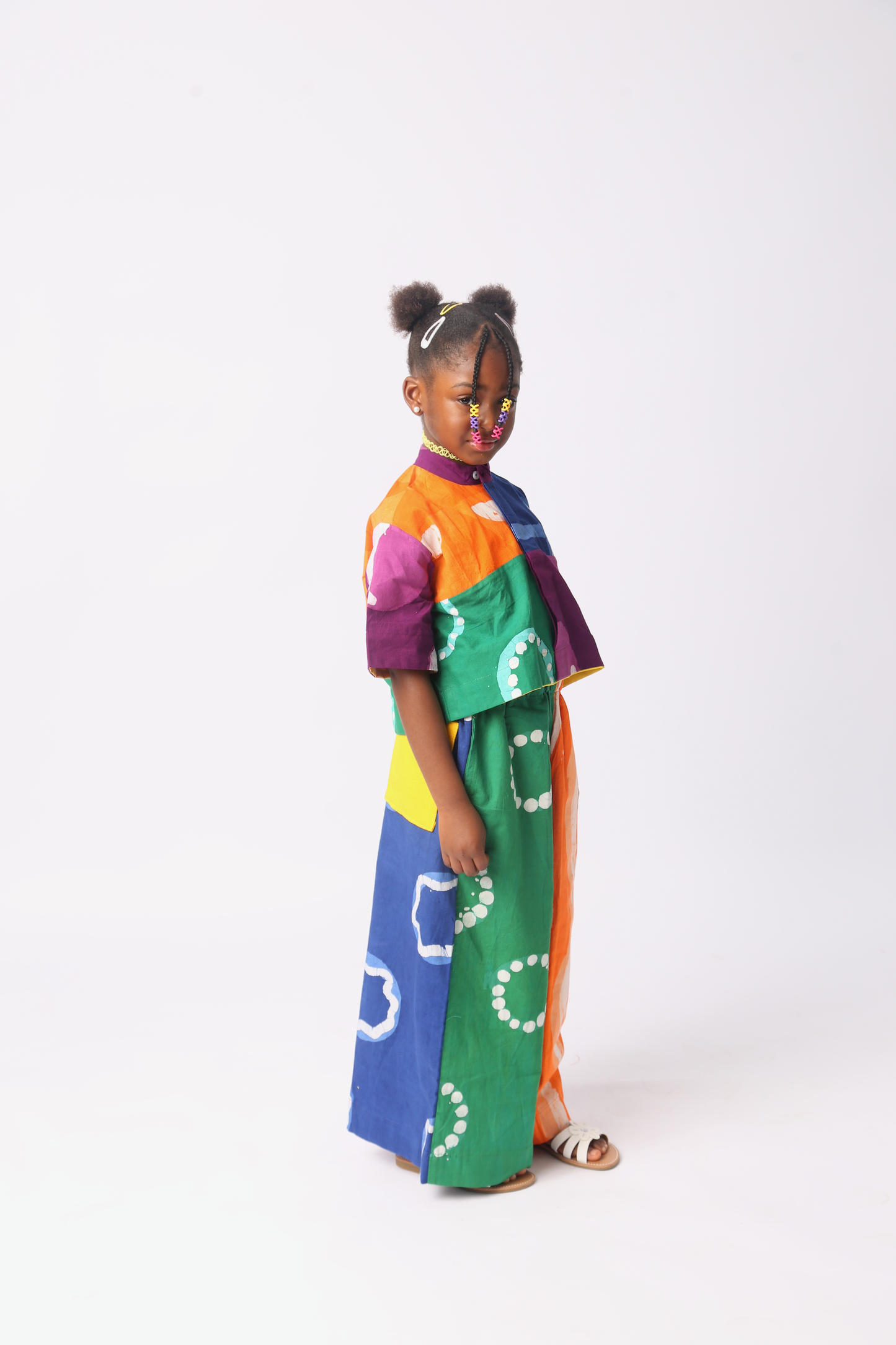 KIDS BRIGHT MULTICOLOURED CULOTTE