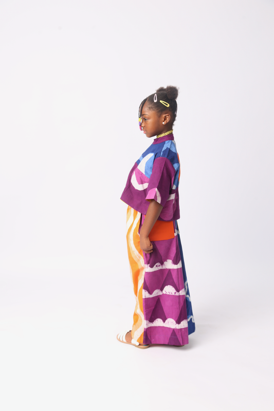 KIDS BRIGHT MULTICOLOURED CULOTTE