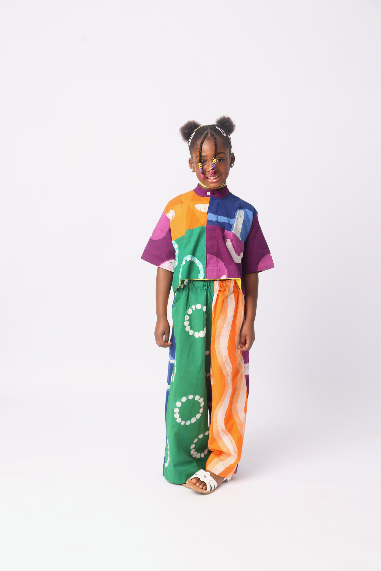 KIDS BRIGHT MULTICOLOURED CULOTTE