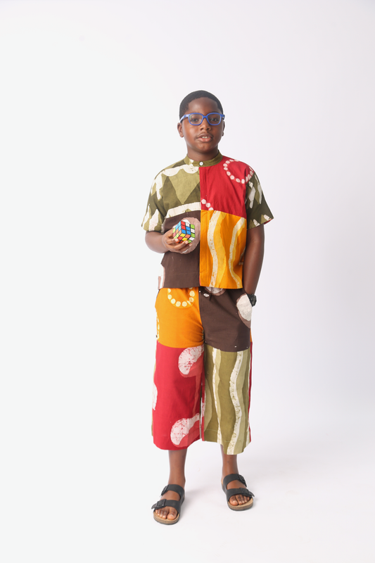 KIDS DARK MULTICOLOUR CULOTTE