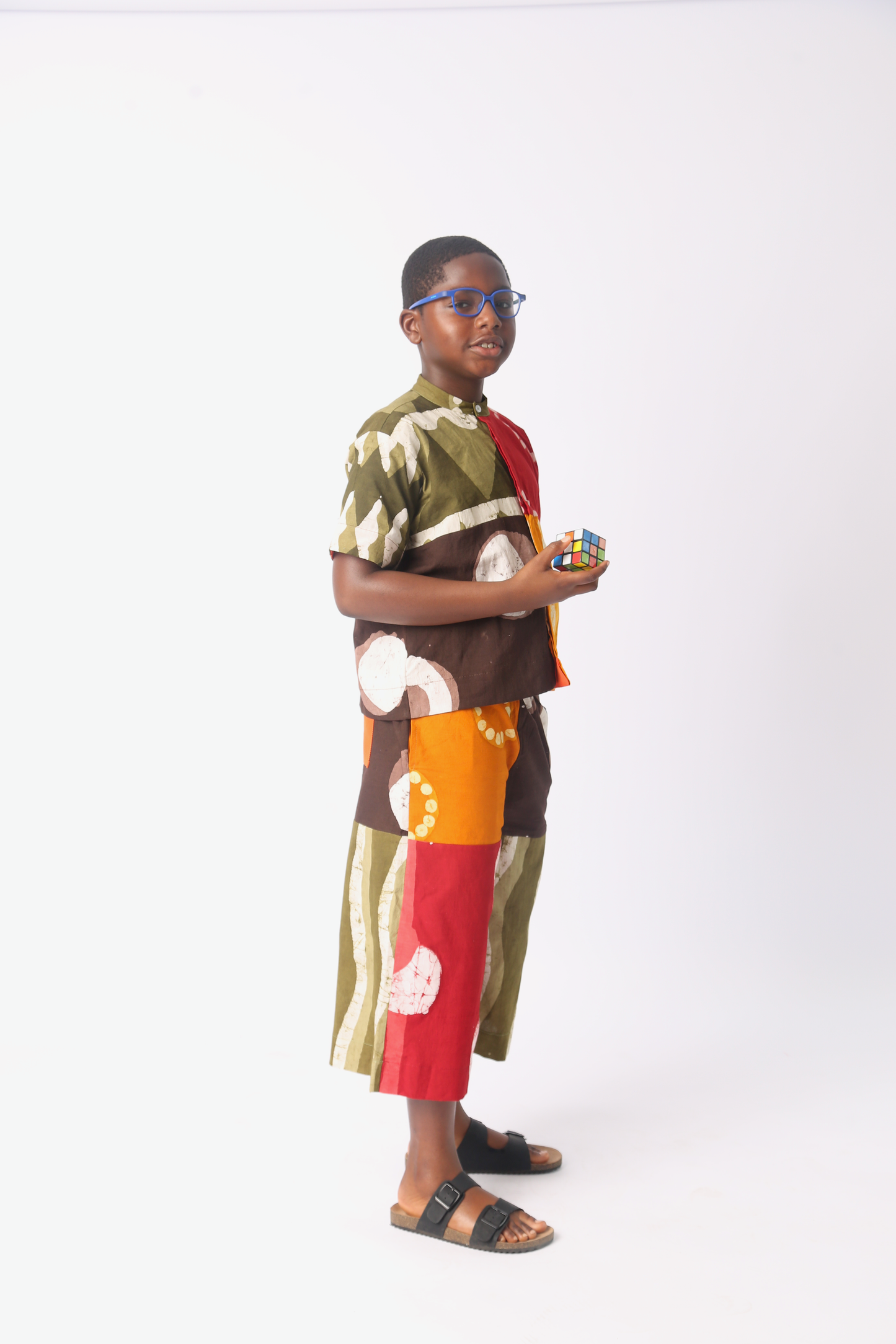 KIDS DARK MULTICOLOUR SHIRT
