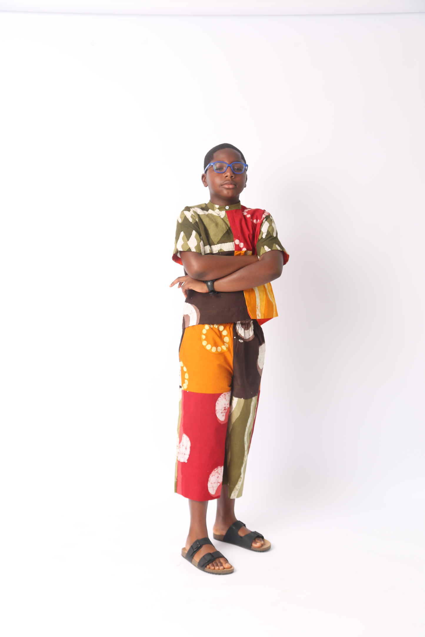 KIDS DARK MULTICOLOUR SHIRT