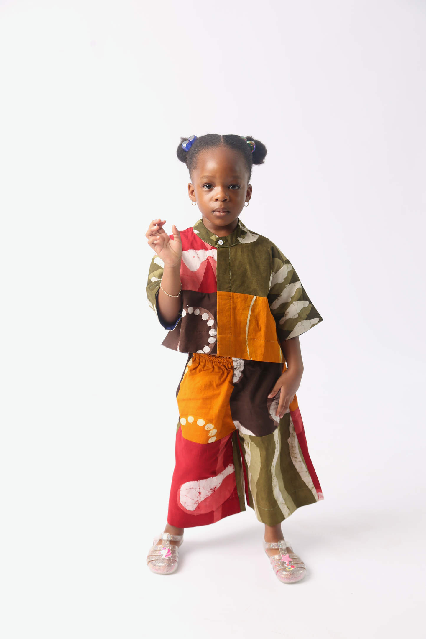 KIDS DARK MULTICOLOUR CULOTTES