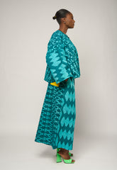 EID GREEN WIDE LEG CULOTTES