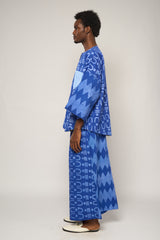 EID BLUE BUBA SHIRT