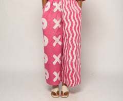 LIGHT PINK MULTI-PRINT CULOTTES