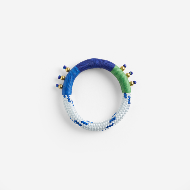 ASE BRACELET WHITE BLUE GREEN