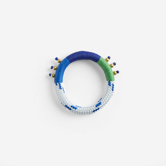 ASE BRACELET WHITE BLUE GREEN